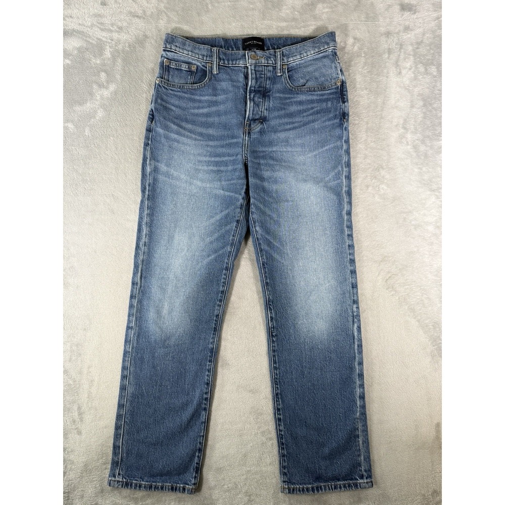 Lucky Brand Jeans Women's 8/29 Blue Denim 90s High Rise Straight‎